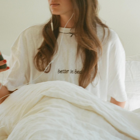 Pointelle Sleepy Tee